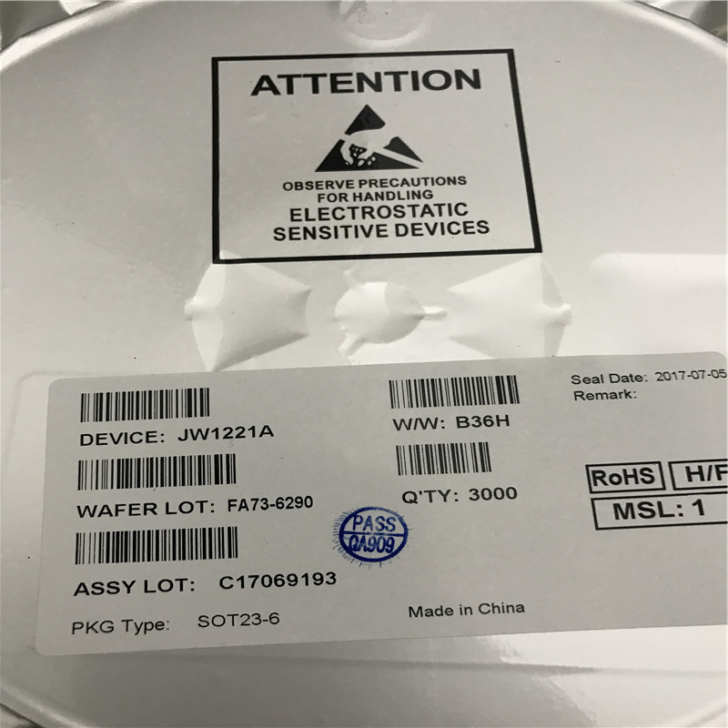 JW1221A去頻閃LED驅動芯片IC SOT23-6貼片JW1221